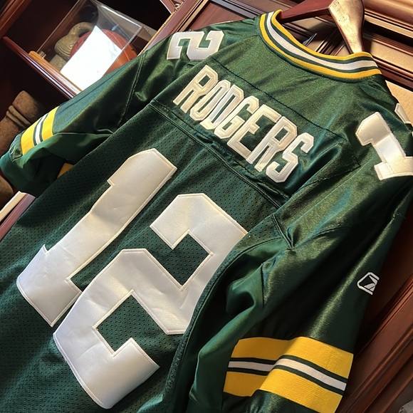 LIKE NEW Green Bay Packers 2X MVP & Super Bowl Winner Aaron Rodgers #12 Jersey! - Picture 5 of 8